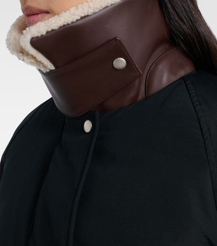 Veste en coton mélangé et shearling - Loewe - Modalova