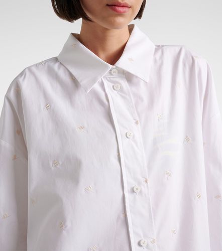 Chemise en coton mélangé à broderie - The Attico - Modalova