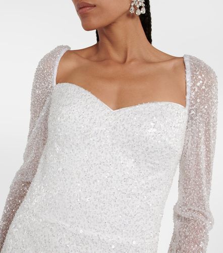 Robe longue de mariée Rossalind à sequins - Rasario - Modalova