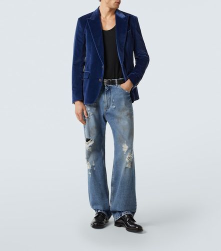 Dolce&Gabbana Jean wide distressed - Dolce&Gabbana - Modalova