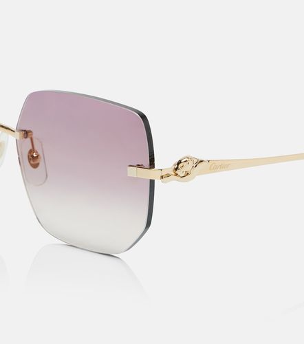 Lunettes de soleil Panthère de Cartier - Cartier Eyewear Collection - Modalova