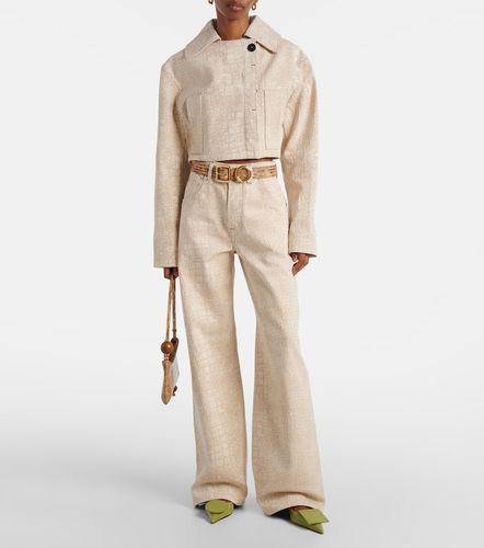 Jacquemus Jean ample embossé - Jacquemus - Modalova