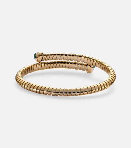 Bracelet Trisolina Dolce en or 18 ct, émeraudes et diamants - Marina B - Modalova