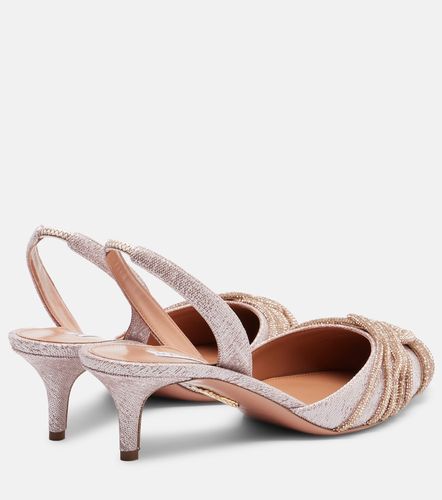 Escarpins slingback Gatsby 50 à ornements - Aquazzura - Modalova