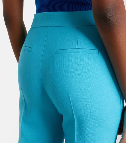 Chloé Pantalon droit raccourci en crêpe de laine vierge - Chloe - Modalova