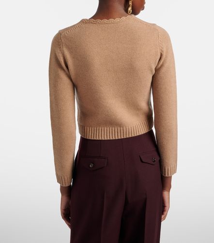 Chloé Pull en laine et cachemire à logo - Chloe - Modalova