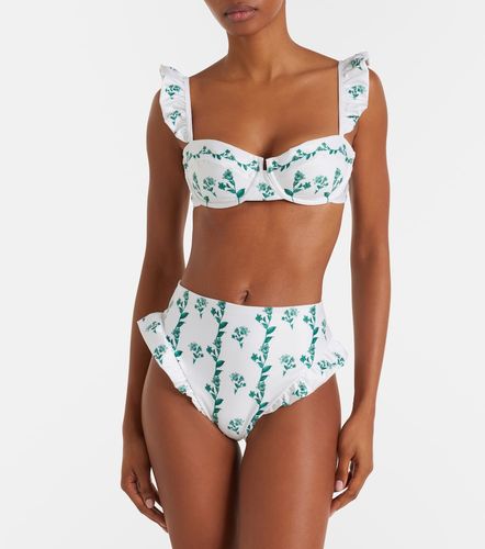 Bas de bikini Jengibre floral à volants - Agua by Agua Bendita - Modalova