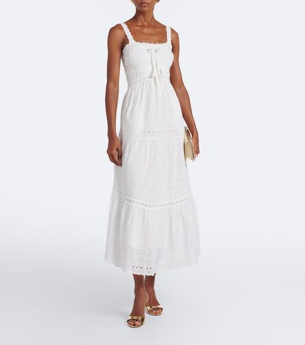 Robe midi Constance en broderies anglaises - Ulla Johnson - Modalova