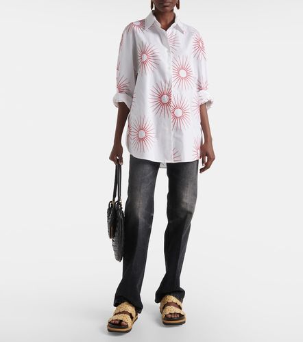 Mules tressées en raphia et cuir - Dries Van Noten - Modalova