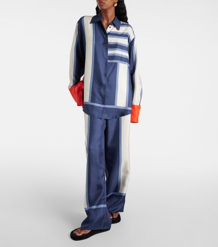 Pantalon ample Dazed en soie à imprimé - SIR - Modalova