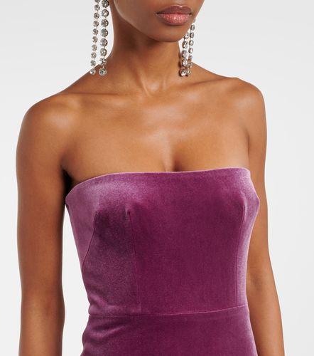 Alex Perry Robe midi en velours - Alex Perry - Modalova
