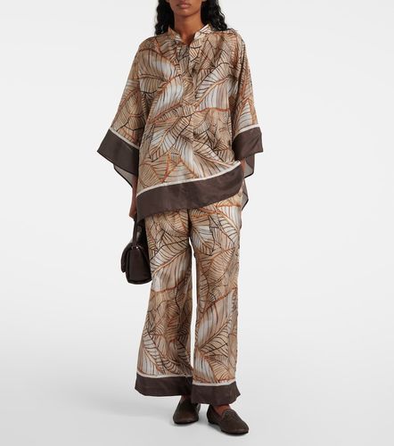 Chemise imprimée en soie - Brunello Cucinelli - Modalova