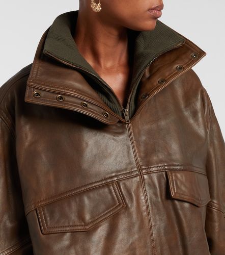 Veste Dorry oversize en cuir - Isabel Marant - Modalova