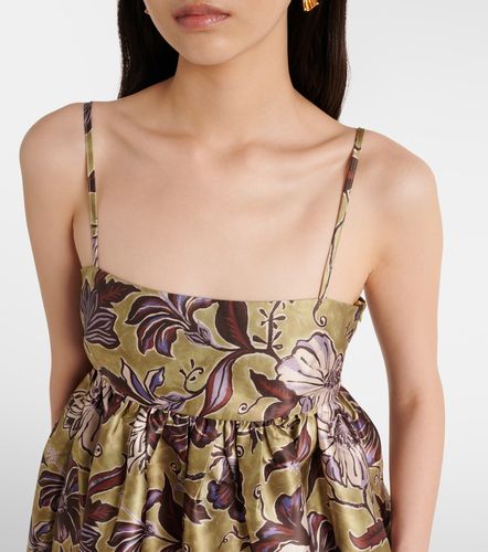 Alémais Robe midi Citron à fleurs - Alemais - Modalova