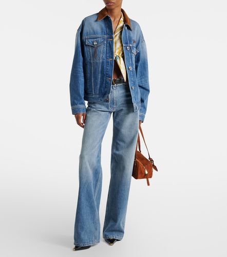 Versace Veste en jean Trucker - Versace - Modalova