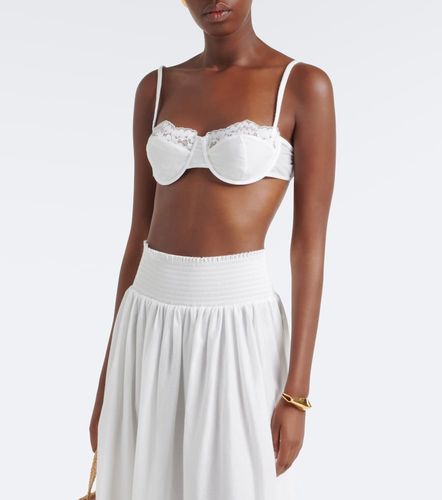 Brassière en coton à dentelle - Montce - Modalova