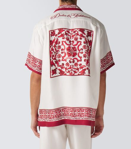 Chemise Majolica en soie - Dolce&Gabbana - Modalova