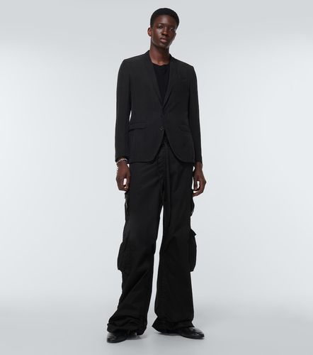 Pantalon droit à taille haute en coton - Dolce&Gabbana - Modalova