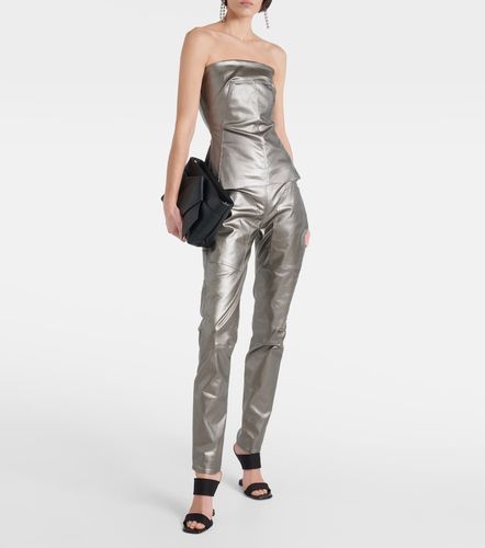 Bustier Lido en denim enduit - Rick Owens - Modalova