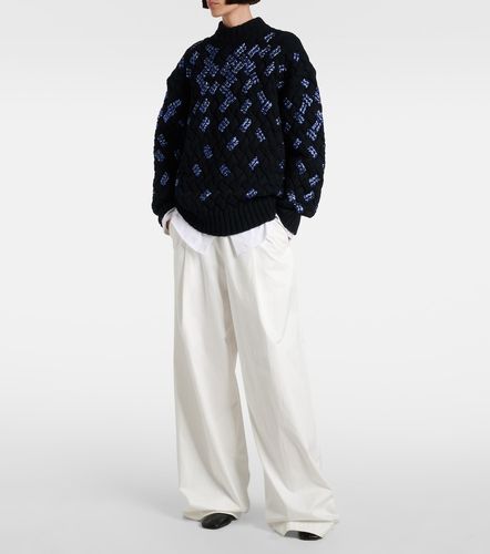 Pull en laine vierge à sequins - Dries Van Noten - Modalova