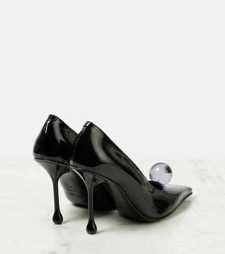 Escarpins Orb 95 en cuir verni à ornements - Jimmy Choo - Modalova