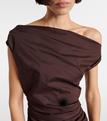Robe longue asymétrique Phare en coton - Staud - Modalova