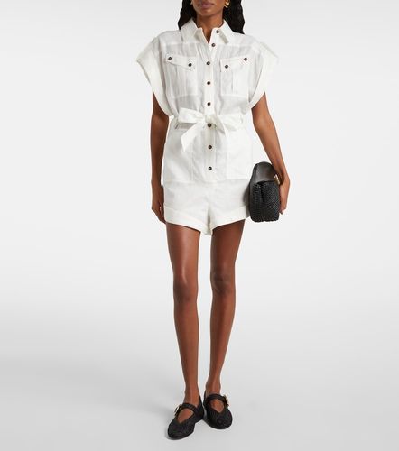 Zimmermann Combi-short en lin - Zimmermann - Modalova