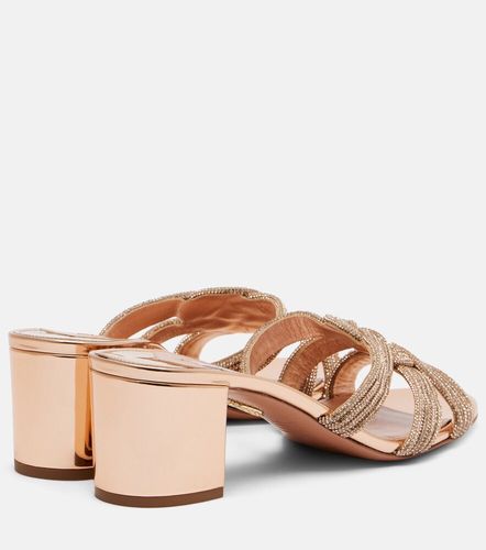 Sandales Felix en cuir à ornements - Aquazzura - Modalova