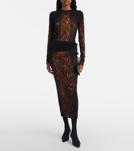Jupe midi Wood en tulle - Jean Paul Gaultier - Modalova