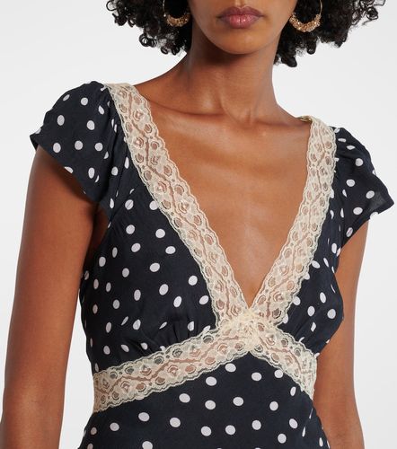 Rixo Robe longue Iggy à pois - Rixo - Modalova