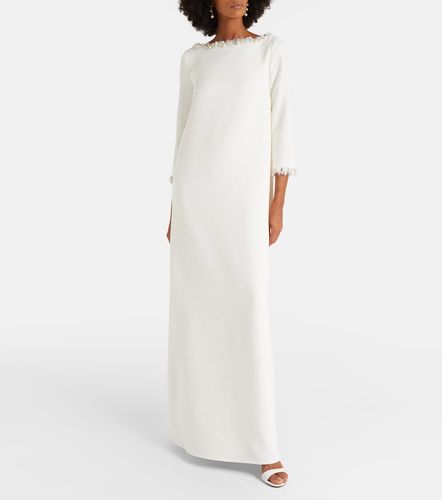 Robe longue de mariée Lanai en crêpe à ornements - Safiyaa - Modalova