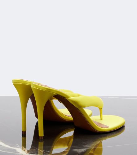 Alaïa Mules rembourrées en satin - Alaia - Modalova