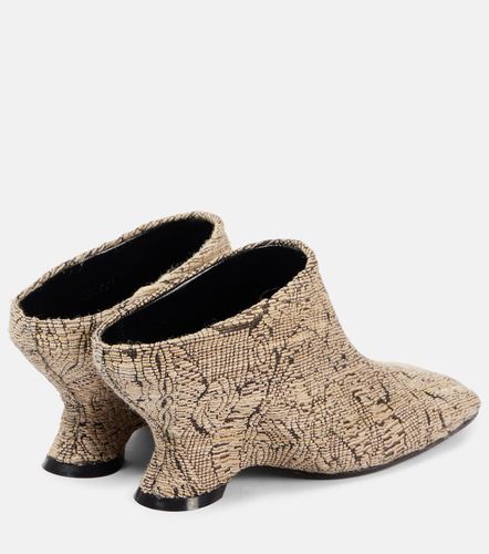 Mules compensées en jacquard - Dries Van Noten - Modalova