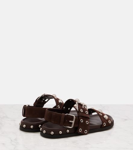 Sandales Nellcôte en daim à ornements - Valentino Garavani - Modalova