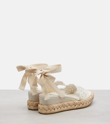 Espadrilles compensées Arlee 60 brodées - Jimmy Choo - Modalova