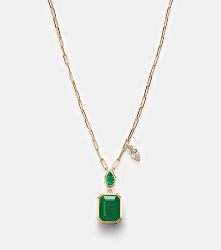 Collier en or 18 ct, émeraudes et diamants - Shay Jewelry - Modalova