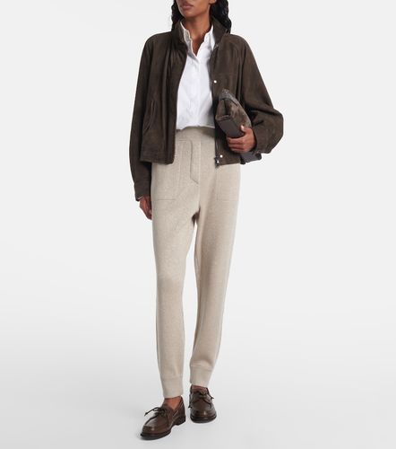 Pantalon tapered en cachemire mélangé - Brunello Cucinelli - Modalova