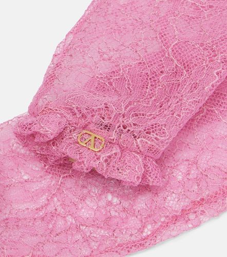Valentino Gants VLogo en dentelle - Valentino - Modalova