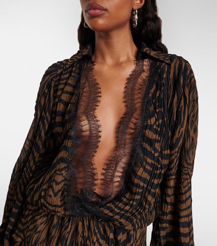Robe imprimée en mousseline - Blumarine - Modalova