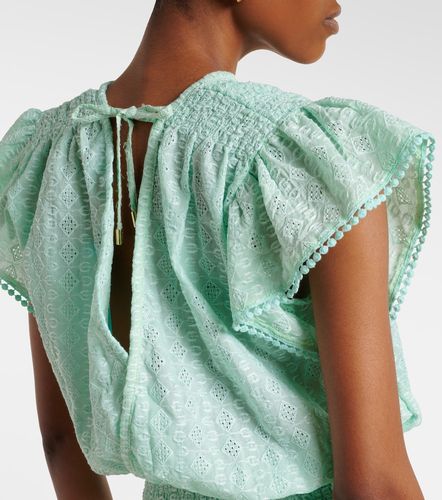 Robe Jess en coton à broderie - Melissa Odabash - Modalova