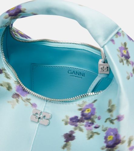 Sac à main Mini en satin à imprimé fleuri - Ganni - Modalova
