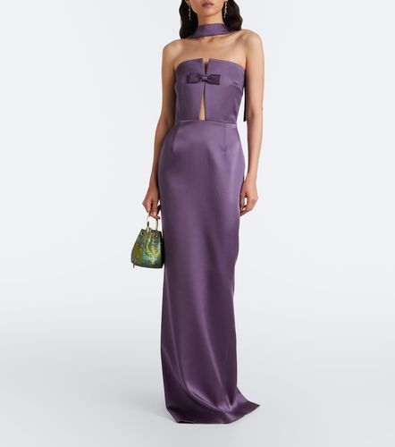 Robe longue Noa en satin - The New Arrivals Ilkyaz Ozel - Modalova