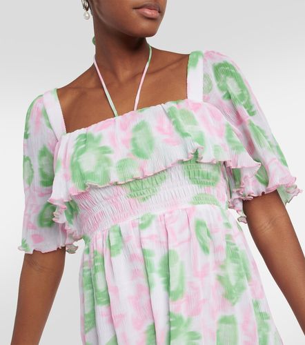 Ganni Robe midi à fleurs - Ganni - Modalova