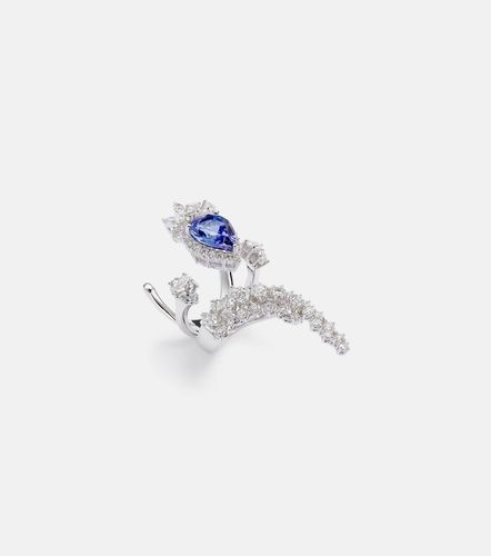 Bague Reign Supreme en or blanc 18 ct, tanzanite et diamants - Yeprem - Modalova