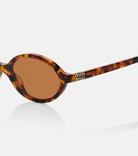 Lunettes de soleil Fashion Show rondes - Miu Miu - Modalova