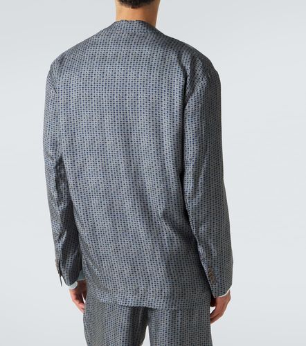 Blazer croisé imprimé - Giorgio Armani - Modalova