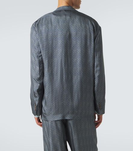 Blazer croisé imprimé - Giorgio Armani - Modalova