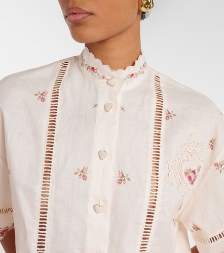 Chemise Patience en lin à fleurs - Zimmermann - Modalova
