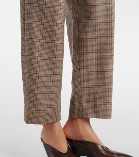 Blazé Milano Pantalon droit Glassy en laine à motif Prince de Gales - Blaze Milano - Modalova