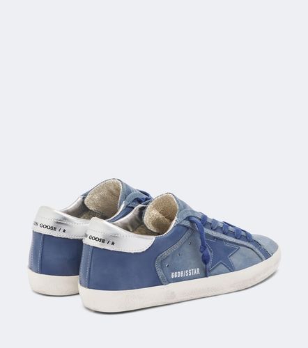 Baskets Super-Star en cuir et daim - Golden Goose - Modalova
